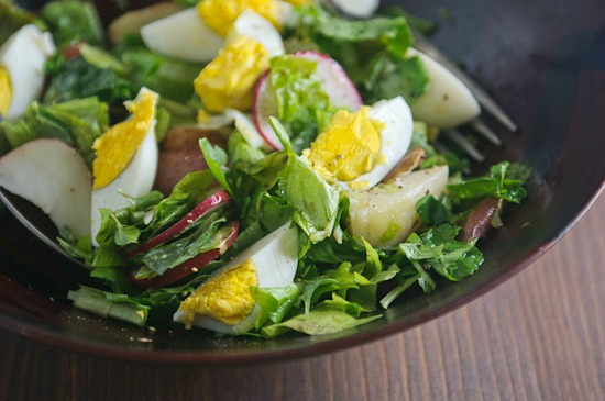 salad with eggs | healthy green kitchen